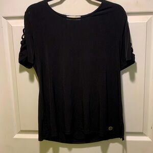 Classy Michael Kors Black Polyester Top Women’s L